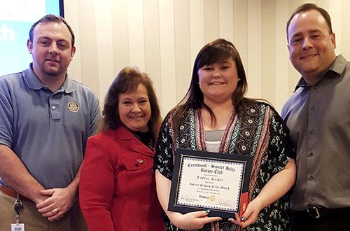 Rotary Names Students of the Month Rotary Names Students of the Month